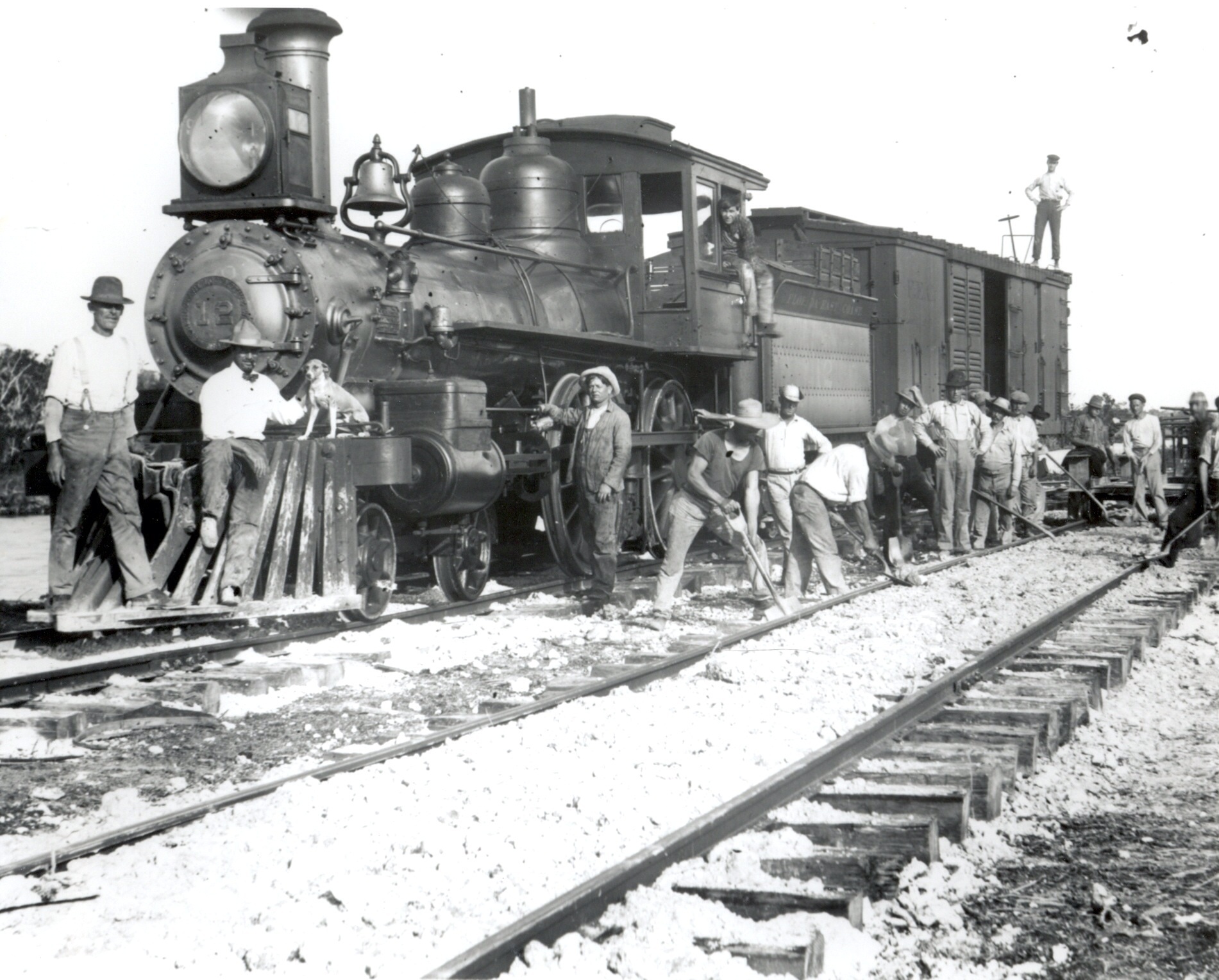 Double-tracking Flagler's Florida East Coast Railway, ca. 1928
