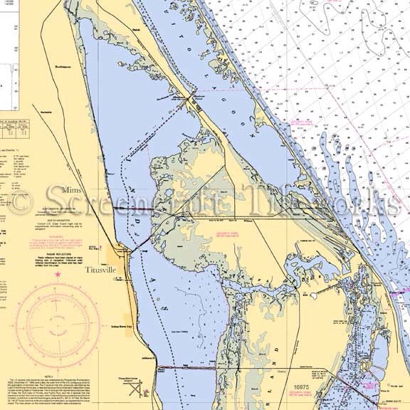 Haulover Cut joining the Indian River Lagoon and the Mosquito Lagoon