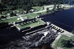 St. Lucie Lock and Dam, Gateway to the Gulf of Mexico from the Atlantic Intracoastal Waterway