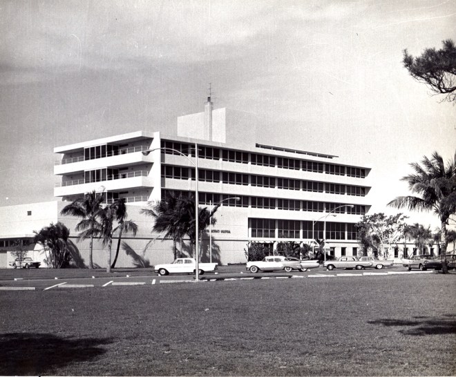 Now known as Broward Health, Deerfield Beach, it was called North District Hospital, the first hospital built from the ground up by the North Broward Hospital District.  The first hospital in the District was Provident Hospital, a black hospital built in 1938. It merged with the District upon the District's formation in 1950.